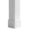Ekena Millwork 10"W x 4'H Craftsman Classic Square Non-Tapered Smooth Column w/ Standard Capital & Base EC1004ENPSTST - alternate 4